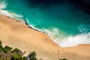 Aerial Shot of Bali Beach